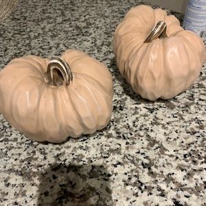 Pumpkin Decor Pieces (2)